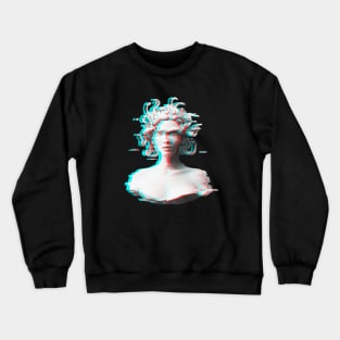 Medusa glitch design! Crewneck Sweatshirt